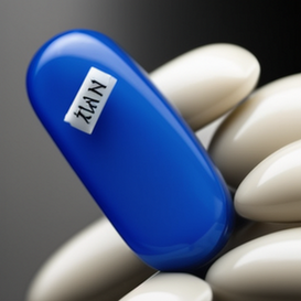 An image of a real Viagra pill and a counterfeit one side by side, with a warning symbol indicating the dangers of using counterfeit medication.